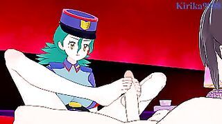 Nurse Joy and Officer Jenny intense sex. - Pokémon Hentai