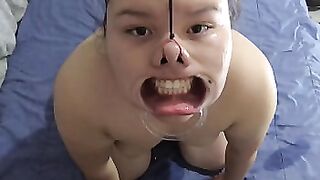 The cum as a mask is very good for the face