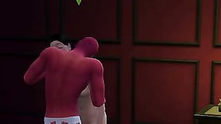 Vampire bites a young girl - 3D Hentai