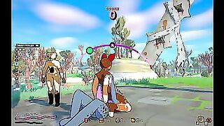 Daggan Pink &lbrack; Hentai Game &rsqb; Ep&period;1 outdoor futanari ORGY &excl;