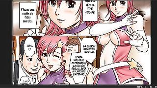 Hentai manga - AI Generated perverted cosplay girl.