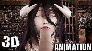 Hardcore sex with Albedo l 3D Hentai Uncensored