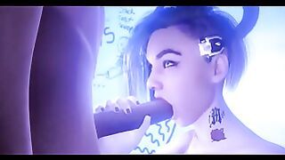 Blowjob Big Cock Animation 3D Hentai