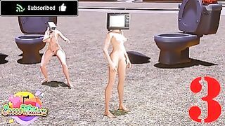Skibidi Toilet, Scientist Skibidi Man Vs Camera Women, Tv Woman – Episode 3 Porn Cartoon