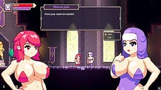 Scarlet Maiden Hentai Game Pornplay Ep.2 Gloryhole And Futanari Blowjob In The Caves
