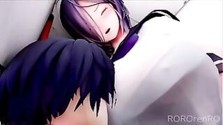 3D Brunette Breast Expansion Blonde Wsound Added Rororenro