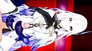 Playful Time With Skirk Genshin Impact Hentai