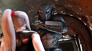 Animated Bitch Thanked The Monster With Anal And Blowjob For Saving – 3D Hard Rough Sex