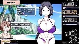 Summer Memories – Full Ryu Final Story – Big Tits Blonde Step-Sister Gets Her Pussy Destroyed Hentai Sex Game – Part 1