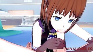 Sword Art Online Hentai Futanari – Asuna Futanari & Ronye Handjob, Blowjob, Boobjob And Fucked With Multiple Cums 1/2