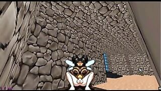 Slooter Hentai Game Pornplay Ep.1 The Futanari Barbarian Heroine Is Saving The Day By Fucking All The Monster Girls