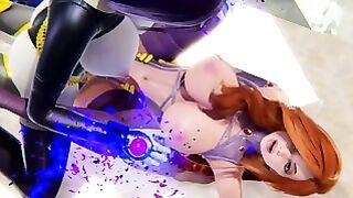 Starfire, Raven, Batgirl Futa Gangbang Compilation – 3D Cartoon Hentai