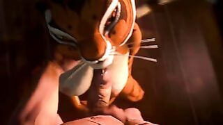 Tiger From Kung Fuu Panda Love Hard Anal In 4K Uhd