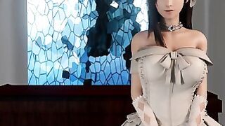 Tifa-In-A-Wedding-Dress-Hunnymoon Sex _1080P