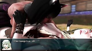 Catgirl Licks Elf Until She Drips Pussy Juice – Goblin Layer