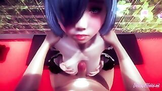 Re Zero Hentai – Rem Boobjob With POV Uncensored – Japanese Asian Manga Anime Game Porn