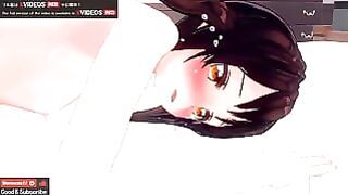 Erotic anime: Make a cheeky girl understand. Anal play makes her pee. Creampie. Asmr voice. Earphones recommended. Sample version.