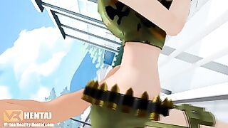 One Piece Nami Doggystyle Anal 3D