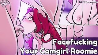 Cam Girl Roommate Submits To You Audio Hentai Roleplay POV Asmr Erp Submissive Slut Blowjob