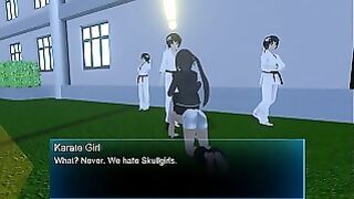 3D Femdom Piss In Face Ballbusting Humantoilet