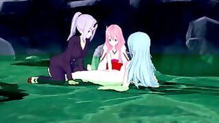 Shuna And Shion Rimuru In The Hot Springs The Time I Got Reincarnated As A Slime Parody
