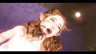 Uncensored Hentai / 3D Eileen Wanted To Get Penetrated From The Back And Orgasms Elf Rise Of Eros