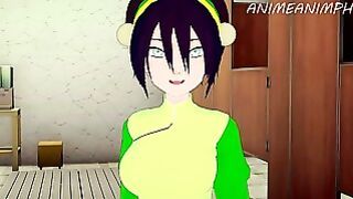 Fucking Toph Beifong From Avatar: The Last Airbender Until Creampie – Anime Hentai 3D Uncensored