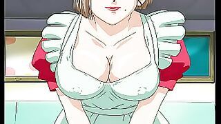 Busty waitresses warm up customers - Hentai Hitozuma Cosplay 2