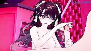 Zhezhi (Orie) and Camellya (Tsubaki) intense sex. - Wuthering Waves Meichou Hentai
