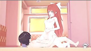 Sexo con Monika Doki Doki Hentai Club