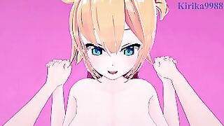 Sakura Miko and Akai Haato - Hololive VTuber POV Hentai