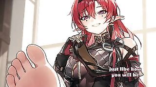 hentai joi femdom feet challenge &num;2