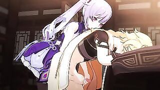 Keqing &lpar;Genshin Impact&rpar; Hentai Hardcore 001