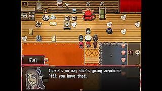 Harem In Another World &lbrack; HAREM Hentai Game &rsqb; Ep&period;14 redhead MILF block him with her GIANT TITS &excl;
