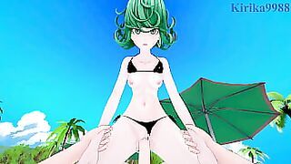 Tatsumaki and Captain Mizuki intense sex. - One-Punch Man Hentai