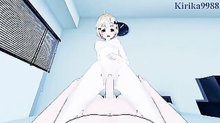Yozora Mel and Uruha Rusia intense sex&period; - Hololive VTuber POV Hentai