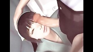 Rough 3D Hentai Threesome