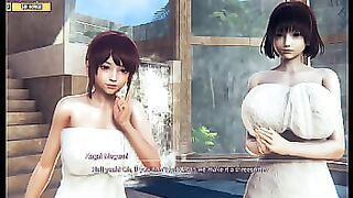 Hentai 3D &lpar; Hs05&rpar; - Threesome with two hot chick
