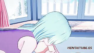 Seven Deadly Sins Hentai - Eliza Handjob and Blowjob - 3D Hentai