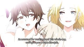 Hot busty girls enjoy sex &lpar;Hentai&rpar;