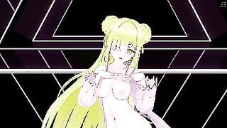 Azur Lane Janus Hentai Hot Sexy Dance Transparent Lingerie Song HA AOA Mmd 3D Blonde Hair &lpar;CLIP&rpar;