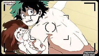 Midoriya fucks Uraraka &lpar;Boku no hero Academia HENTAI&rpar;