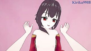 Megumin and Kazuma Satou intense sex&period; - KonoSuba Hentai