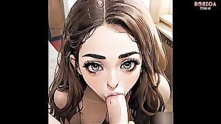 ASMR blowjob hentai anime loop - AI
