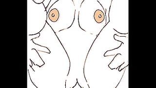 Big titty bitch getting fucked hentai style