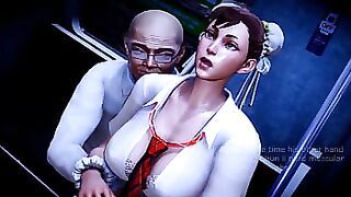 Street fighter-Chun Li &lpar; Part 02&rpar; - Hentai 3d 102