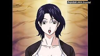 Super Busty MILF first Threesome - Hentai&period;xxx