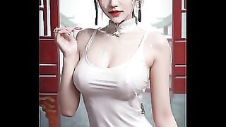 AI generated-27-Changsam Girl covered with cum &lpar;orange&rpar;