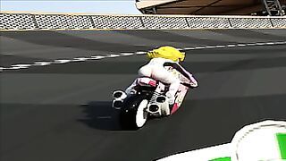 Mario Kart 8 Deluxe (HGame) ENF CMNF MMD: Princess Peach's racing suit disappear exposing her big ass and blonde pussy | bit.ly/411jOsL