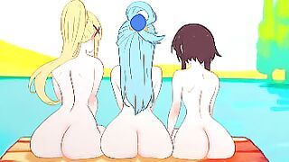 Hentai compilation&colon; Miside MITA &excl; Konosyba Aqua Megumin and Darkness &excl; Too Many Losing Heroines &excl;